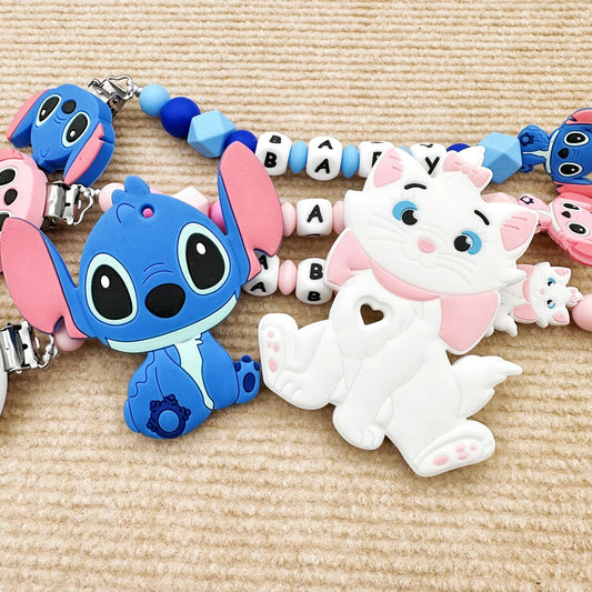 Charming Baby Name Pacifier Clip