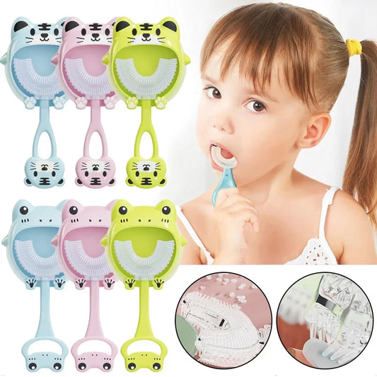 Friendly U-Shaped Baby Brush