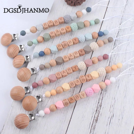 Personalized Baby Pacifier Clips