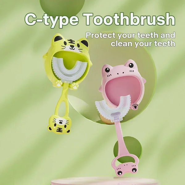 Friendly U-Shaped Baby Brush